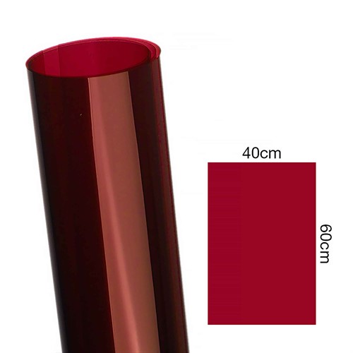 Hedler Belysningsfilter Röd 40x60cm