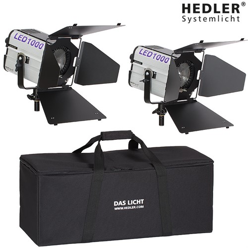 Hedler LED-Ljus Twin Kit LED1000 Fresnel