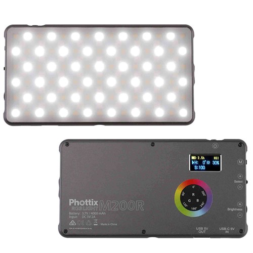 Phottix LED Ljus M200R RGB Light