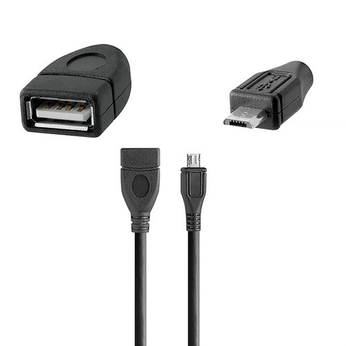 TetherPro USB 2.0 Micro B Male to Type A Female OTG Adapter