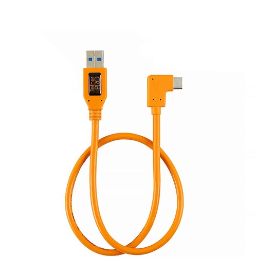 TetherPro USB 3.0 till USB-C Högervinklad 50cm | Pigtail