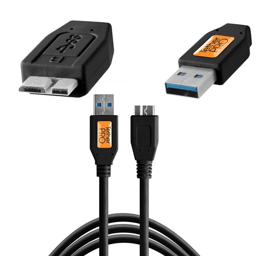 TetherPro USB 3.0 Male till Micro-B 4.6m